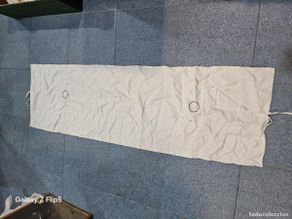 Vintage: funda de almohada en hilo y visillo